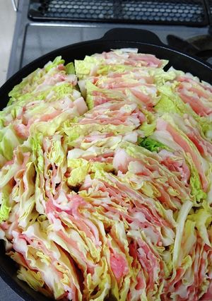 子供も食べやすいミルフィーユ鍋♪-レシピのメイン写真