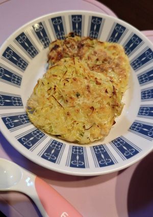 離乳食後期大人の取り分け☆お好み焼き-レシピのメイン写真