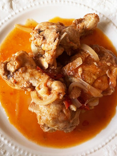 定番フレンチ★鶏肉のワインビネガー煮込み-レシピのメイン写真