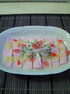おさかなソーセージdeカルパッチョ風-レシピのメイン写真