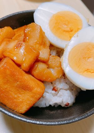 高野豆腐とお麩の魯肉飯(ルーローハン)-レシピのメイン写真