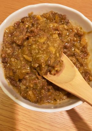 食感も良い牛小間切れで作る我が家の肉味噌-レシピのメイン写真