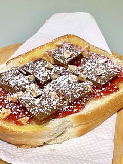 イチゴジャム&チョコレートの幸せトースト-レシピのメイン写真