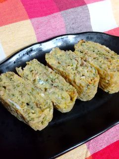 ツナと青のりの卵焼き-レシピのメイン写真