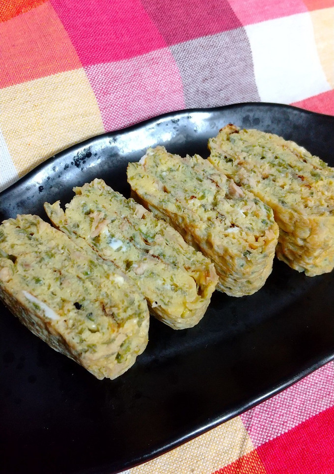 ツナと青のりの卵焼き-レシピのメイン写真