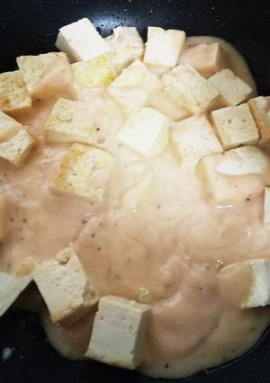パスタソースで作る超簡単なお豆腐料理！-レシピのメイン写真