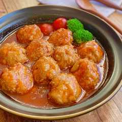 รูปของ レンジで♩豆腐入りふわふわミートボール
