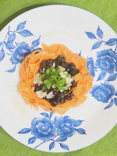 手作り黒豆納豆のサラダ-レシピのメイン写真