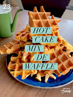 ホットケーキミックス de ワッフル-レシピのメイン写真