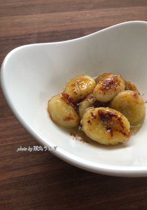 とろろん♡焼きバナナ-レシピのメイン写真