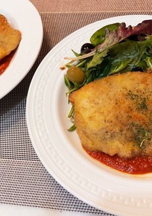 バジル香るとろけるチーズのポークカツレツ-レシピのメイン写真