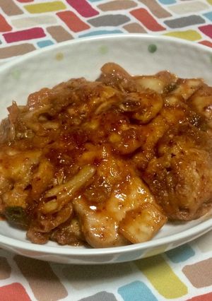 超簡単☆旨味堪能！スンドゥブ風とり天煮♫-レシピのメイン写真