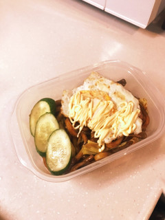 焼うどん弁当-レシピのメイン写真