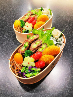 高校生弁当 アスパラの牛肉巻き弁当-レシピのメイン写真