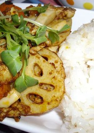 カレーレンコン☆-レシピのメイン写真