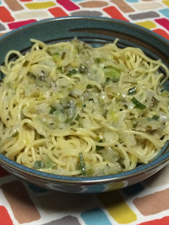 超簡単☆旨味堪能!ねぎ塩レモンパスタ!-レシピのメイン写真