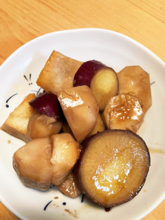 素材を生かす!さつま芋と里芋の煮物-レシピのメイン写真