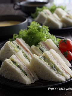 食感を楽しむ★きゅうりのサンドイッチ-レシピのメイン写真