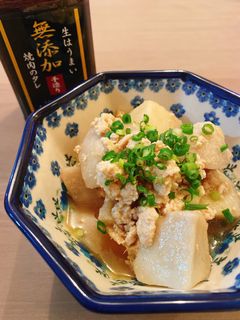 焼肉のたれで作る 里芋のそぼろ煮-レシピのメイン写真