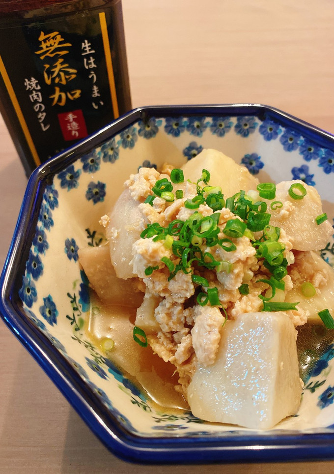 焼肉のたれで作る　里芋のそぼろ煮-レシピのメイン写真