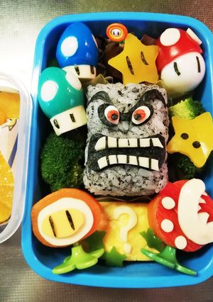 マリオのキャラ弁　どっすん-レシピのメイン写真