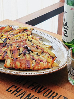 おうち居酒屋★さつま芋のカリカリ焼き-レシピのメイン写真
