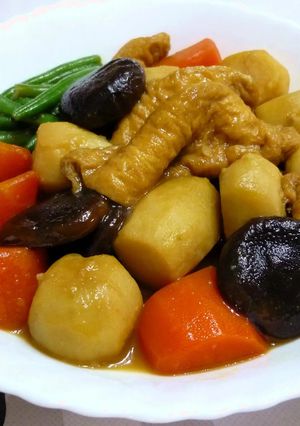 おふくろの味☆里芋と油揚げの煮物-レシピのメイン写真