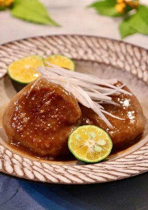 れんこんパウダー入りれんこん餅-レシピのメイン写真