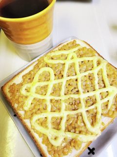 時短レシピ♪なっトースト-レシピのメイン写真