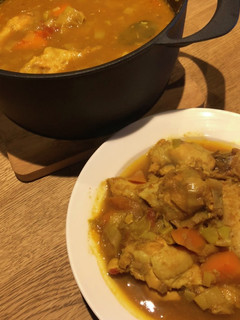 白ネギで☆無添加スパイスチキンカレー-レシピのメイン写真