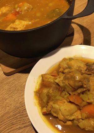 白ネギで☆無添加スパイスチキンカレー-レシピのメイン写真
