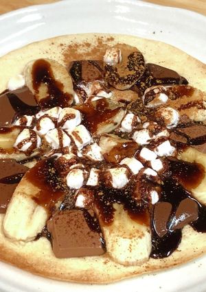 簡単☆トルティーヤでチョコバナナクレープ-レシピのメイン写真
