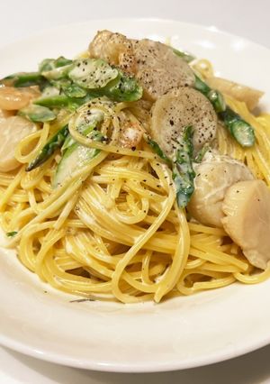 簡単なのに本格的！！和風クリームパスタ-レシピのメイン写真