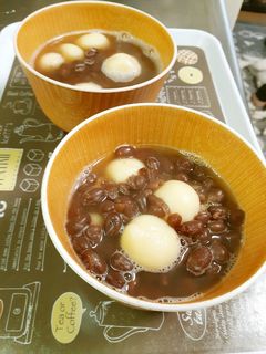 豆腐の白玉団子入り♡お汁粉-レシピのメイン写真
