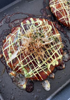 とろろたっぷり、ふわもち！お好み焼き-レシピのメイン写真