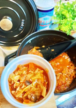 体ぽかぽか食べる野菜トマト缶スープ-レシピのメイン写真