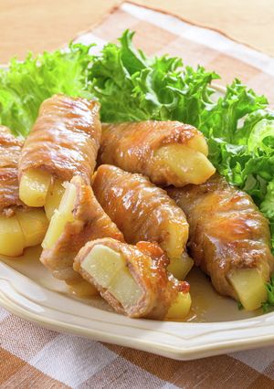 ほくほくじゃがいもの甘辛肉巻き-レシピのメイン写真