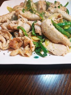 豚肉とピーマンと長ネギの焼き肉のタレ炒め-レシピのメイン写真