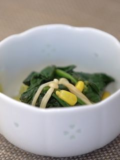 ほうれん草とえのきのサラダ-レシピのメイン写真
