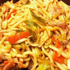野菜たっぷり！コチュジャン焼きうどん-レシピのメイン写真