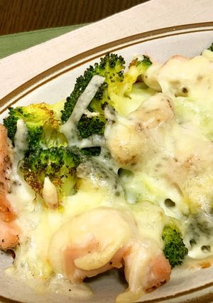 ささみとブロッコリーのチーズ焼-レシピのメイン写真