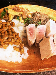 糖尿対策ワンプレ・まぐろステーキ御膳-レシピのメイン写真