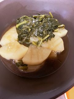 春菊と大根の煮物-レシピのメイン写真