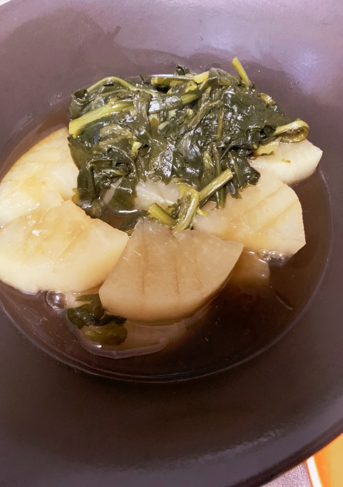 春菊と大根の煮物-レシピのメイン写真
