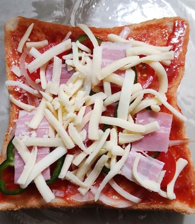 ケチャップでピザトースト（冷凍保存用） by thiaki2 【クックパッド