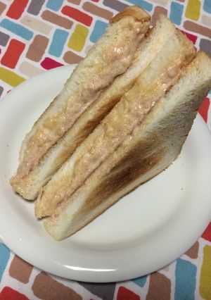 超簡単☆激うまマヨ明太チーズホットサンド-レシピのメイン写真