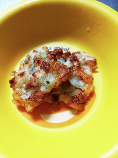 玉ねぎとちくわ、コーンのかき揚げ-レシピのメイン写真