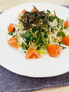 三つ葉と大根の簡単!春サラダ-レシピのメイン写真