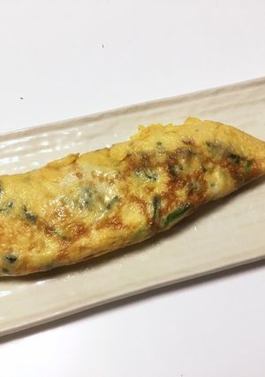 材料４つ！簡単なほうれん草オムレツ-レシピのメイン写真