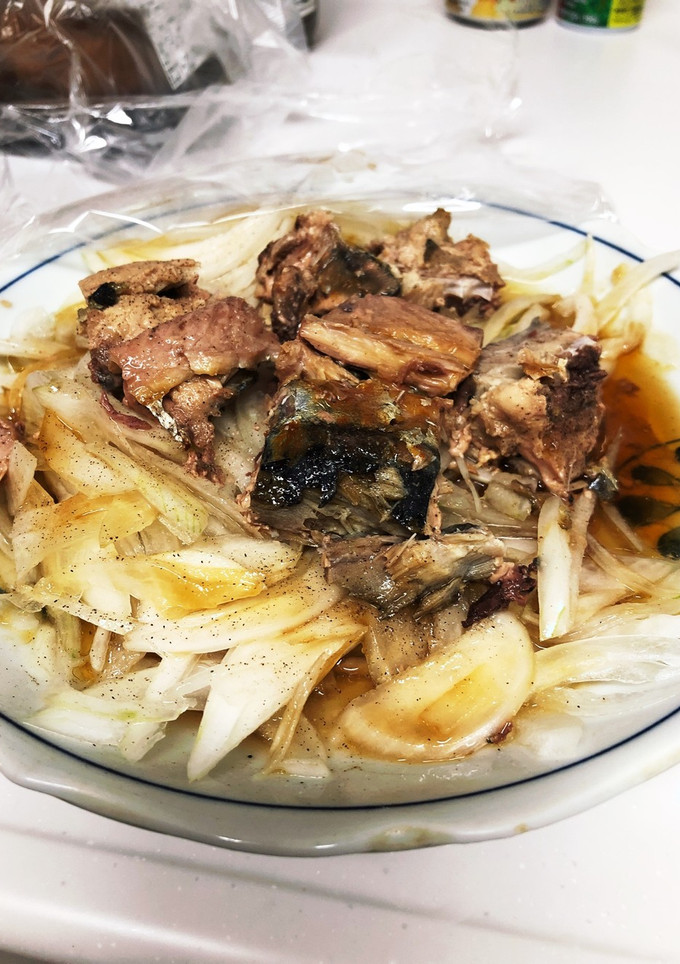 サバ缶の新玉ネギ添え-レシピのメイン写真